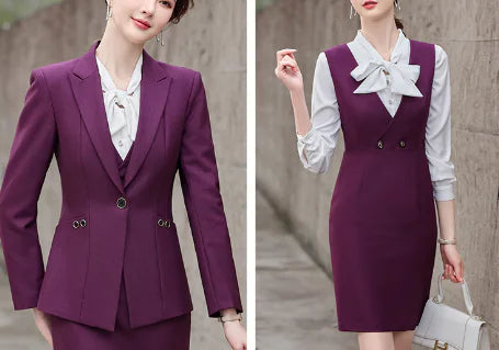 Modern Tailored Women's Blazer - Luciane (One Piece)