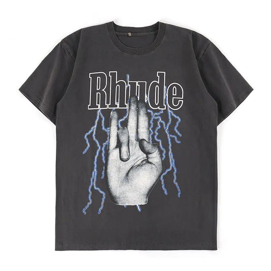 Spring/Summer Men's Vintage Washed T-Shirt