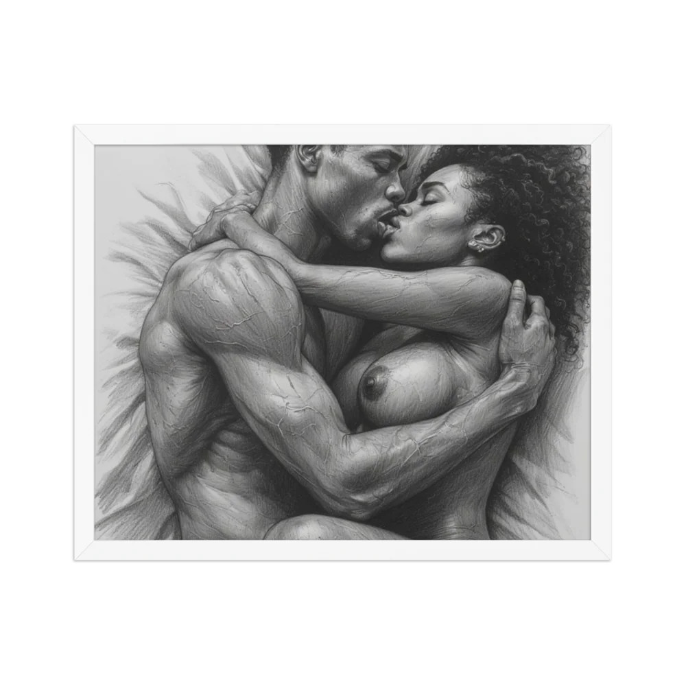 Erotic art Enhanced Matte Paper Framed Poster (in)