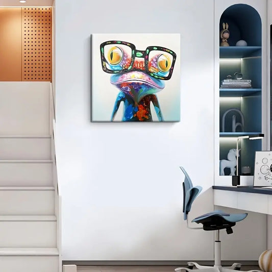 Kawaii Animals Canvas Wall Art Decor (24x24 inches)