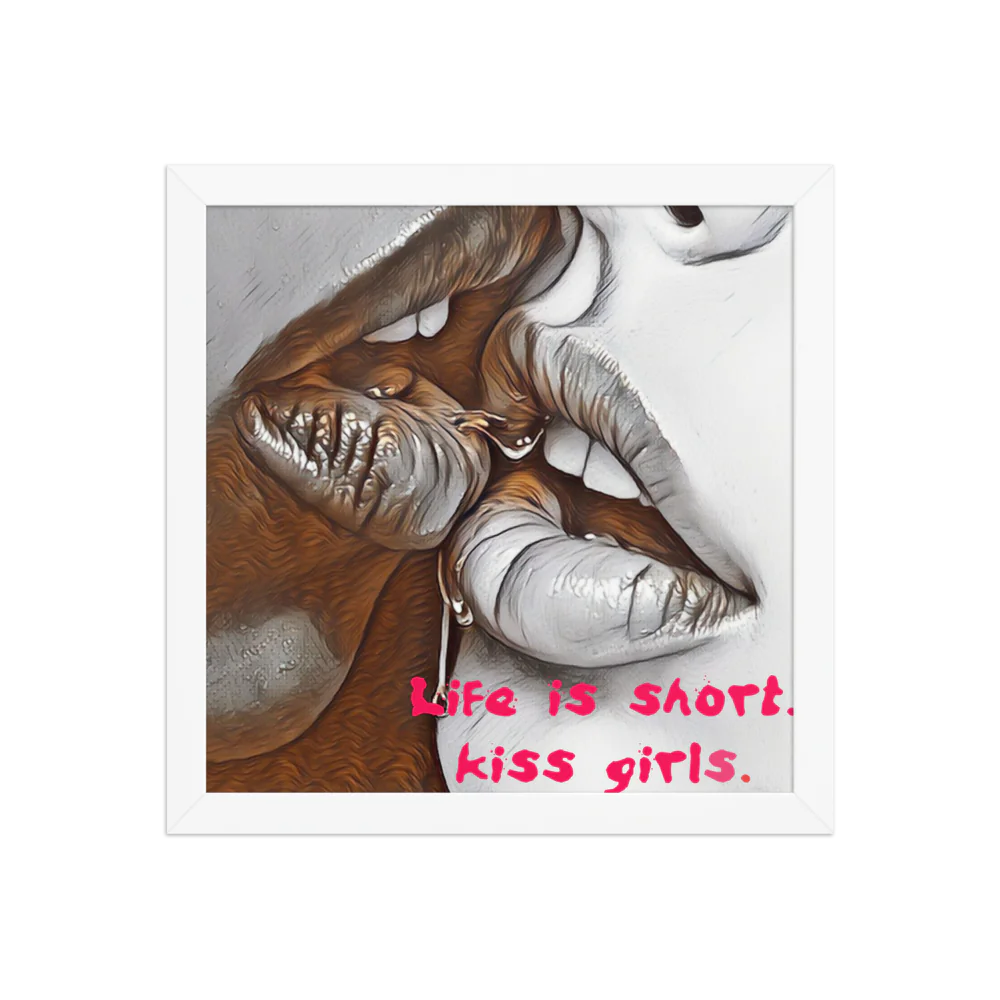 Erotic Art on Enhanced Matte Paper Framed Poster (in)