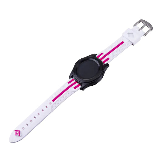 Smart Dual Color Silicone Stripe Watch Strap