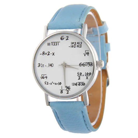 Trendy Women's Quartz Watch with Leather Strap