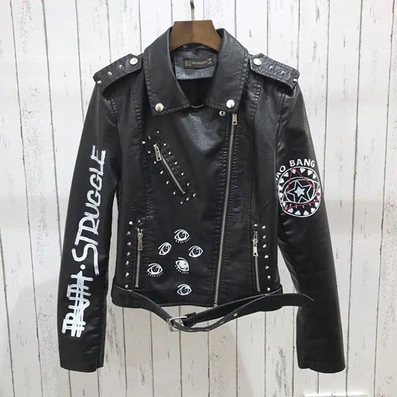 Leather Women's Street Jackets for Comfort and Style