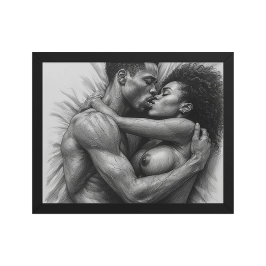 Erotic art Enhanced Matte Paper Framed Poster (in)