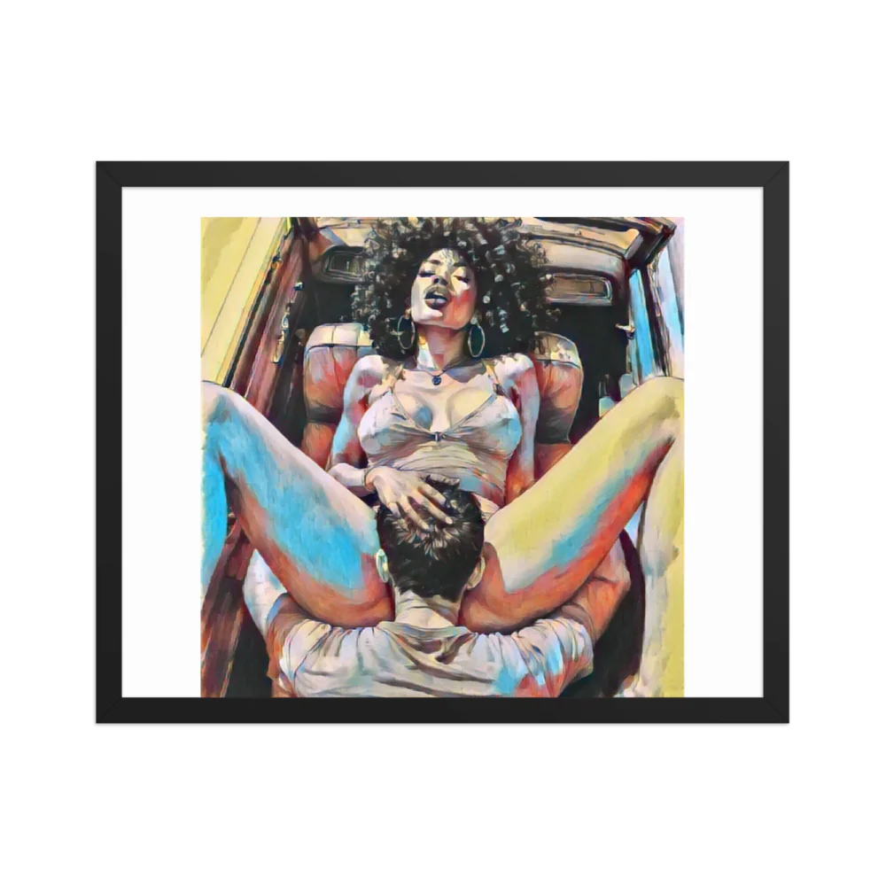 Erotic Art, wall decor on Enhanced Matte Paper Framed Poster (in)