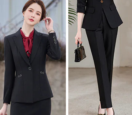 Modern Tailored Women's Blazer - Luciane (One Piece)