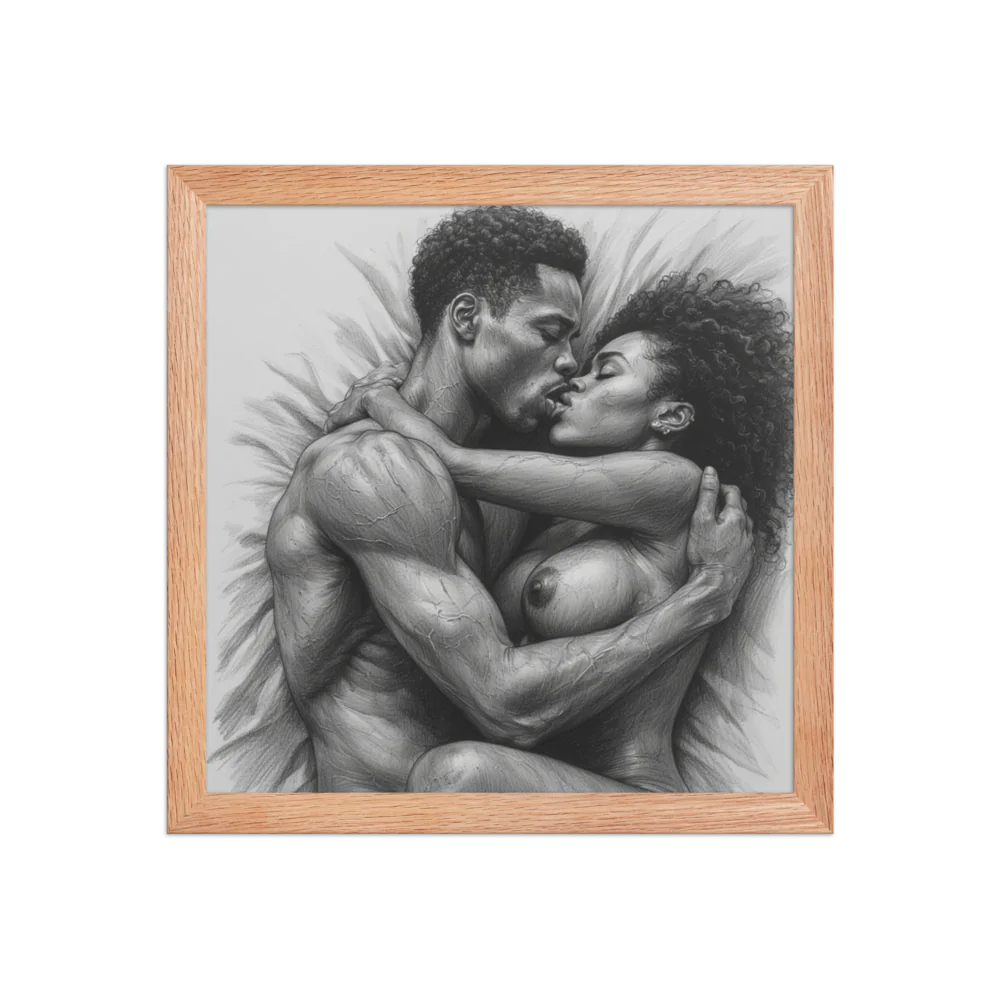 Erotic art Enhanced Matte Paper Framed Poster (in)