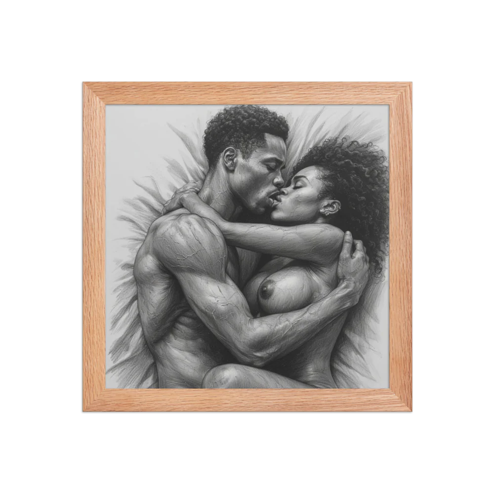 Erotic art Enhanced Matte Paper Framed Poster (in)
