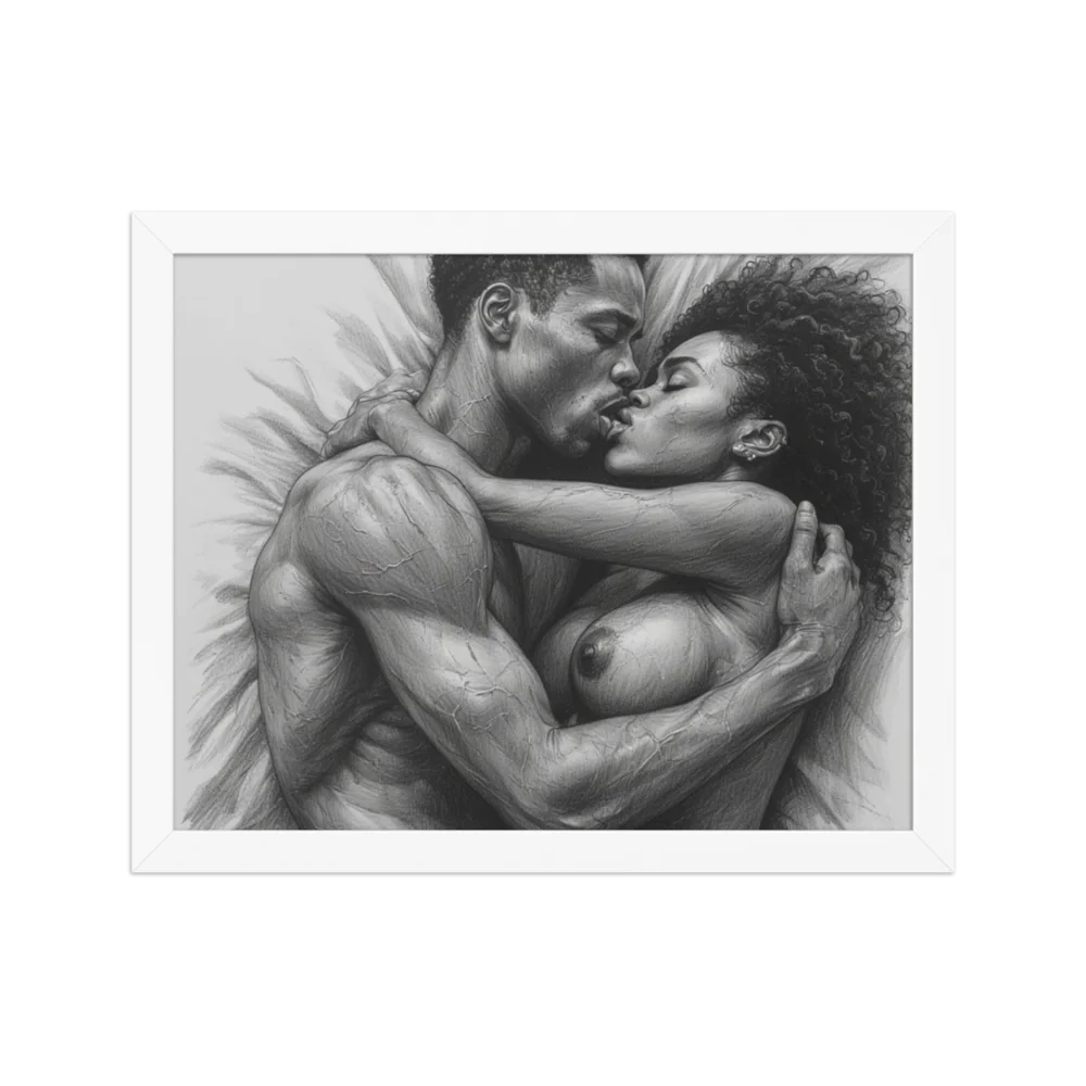 Erotic art Enhanced Matte Paper Framed Poster (in)