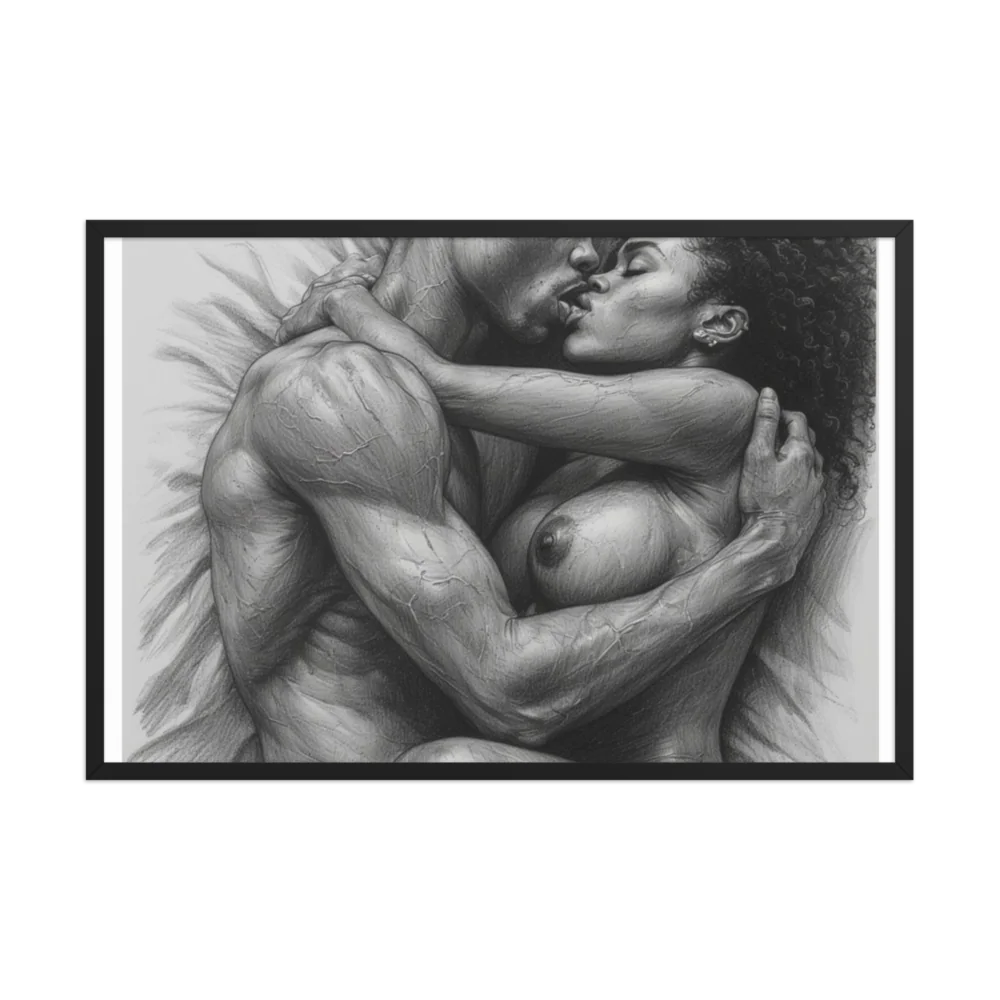 Erotic art Enhanced Matte Paper Framed Poster (in)