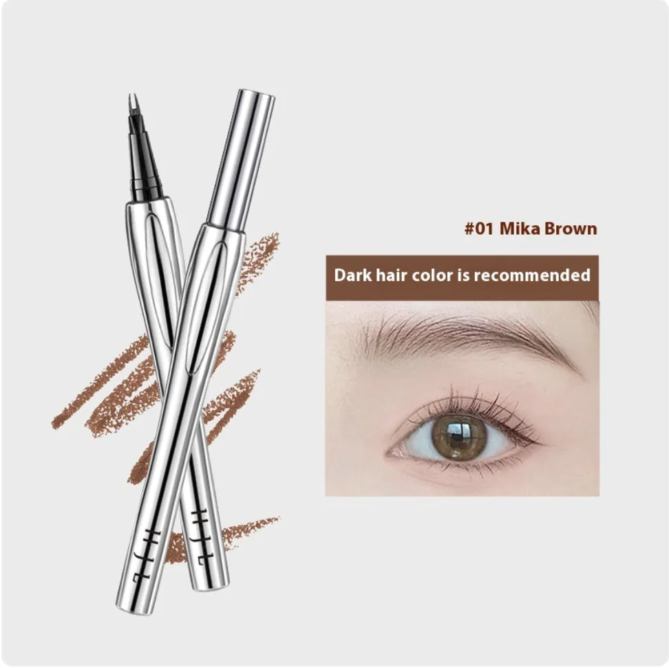 Waterproof Dual-Fork Eyebrow Pencil