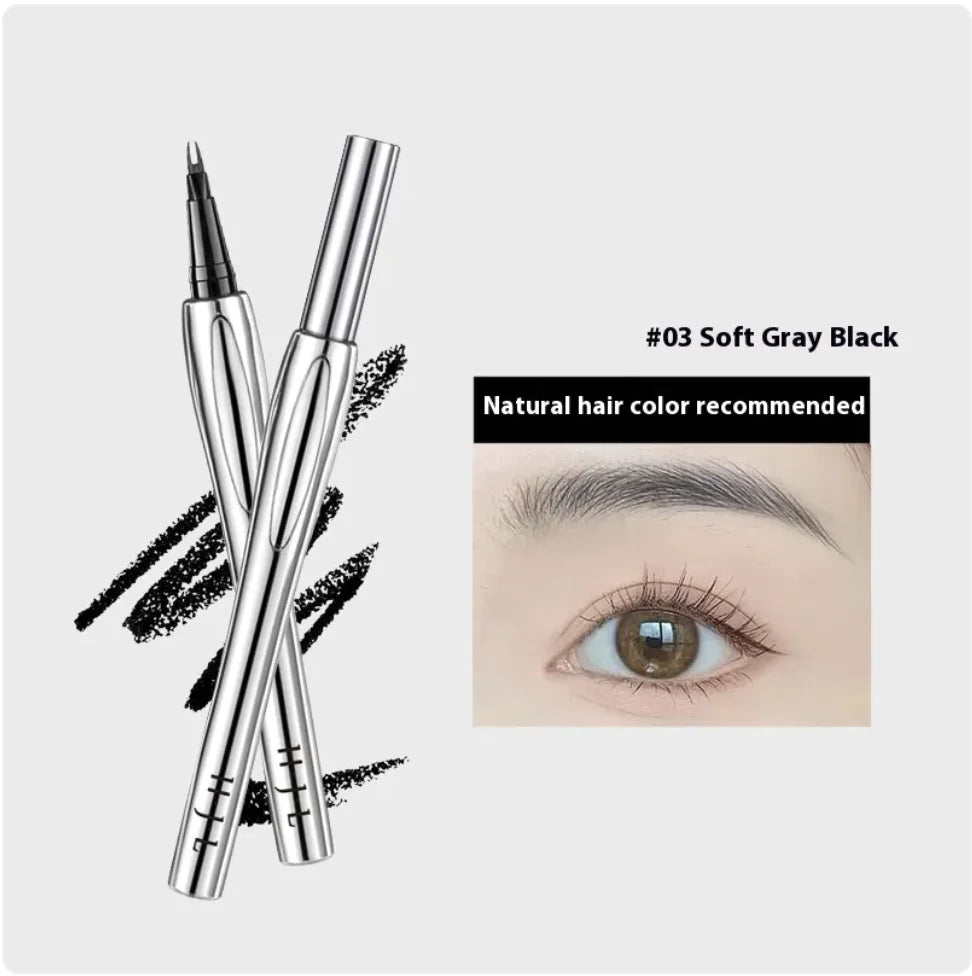 Waterproof Dual-Fork Eyebrow Pencil