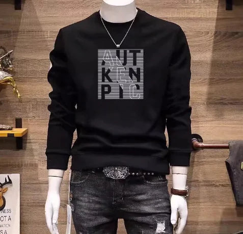 Unisex Casual Hoodie with Letter Print