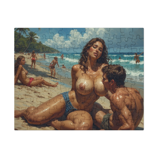 Jigsaw Puzzle with Tin