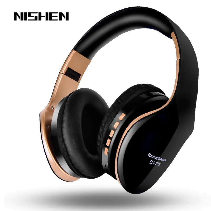 Bluetooth Headphones - Wireless Over-Ear, Foldable