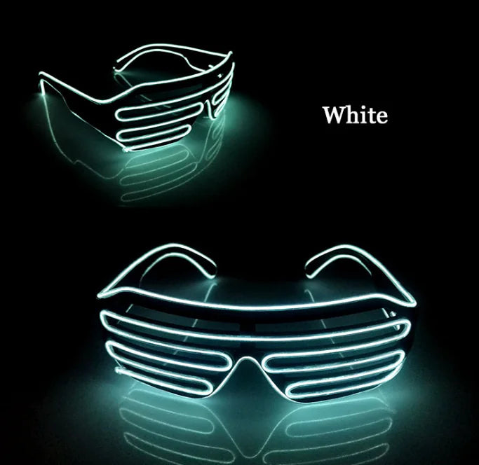 Performing Glasses with Shutter Light Effect