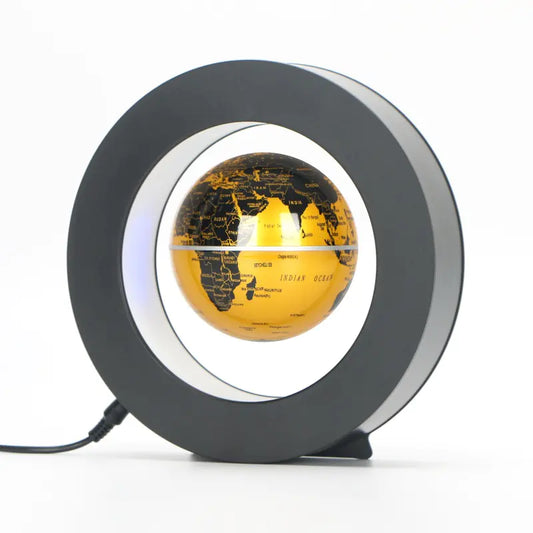 Magnetic Levitation Globe - 4-Inch Blue Home Decor