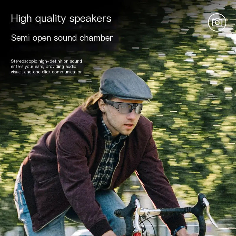 1080P Sports Camera Glasses with Sunglasses