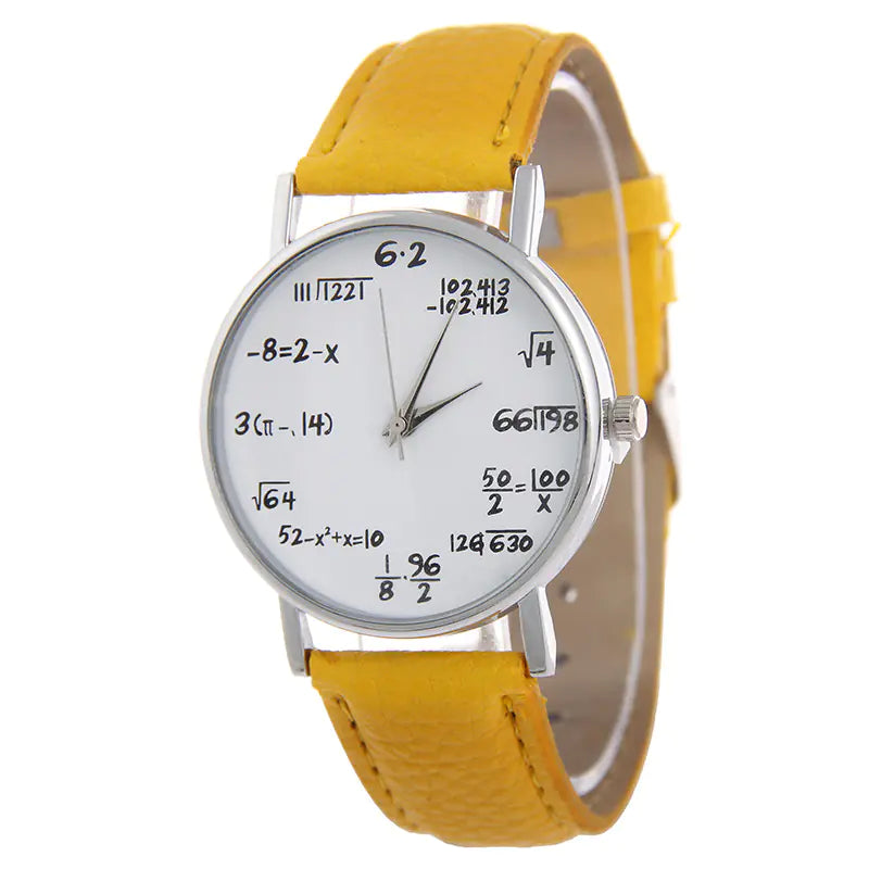 Trendy Women's Quartz Watch with Leather Strap