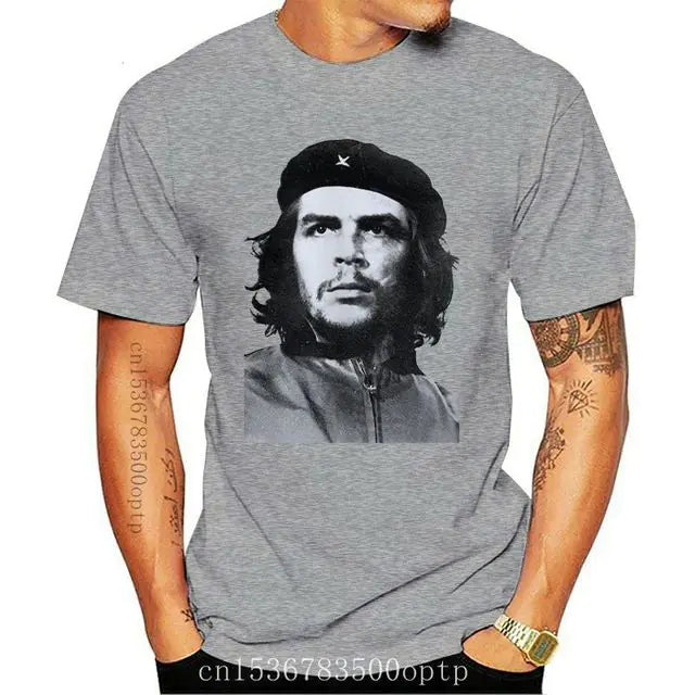 Retro Cotton T-Shirt Ernesto Che Guevara for Men