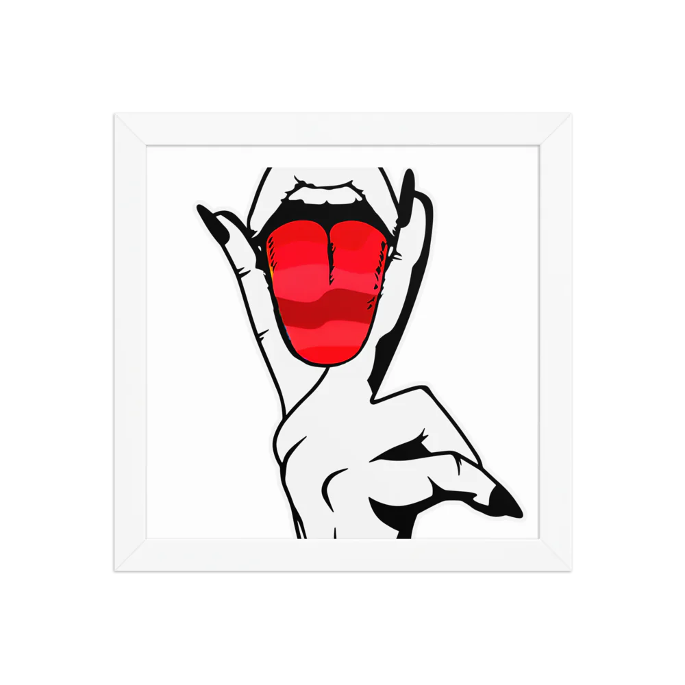 Erotic Art on Enhanced Matte Paper Framed Poster (in)