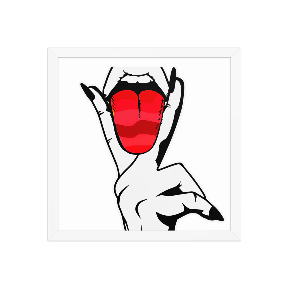 Erotic Art on Enhanced Matte Paper Framed Poster (in)