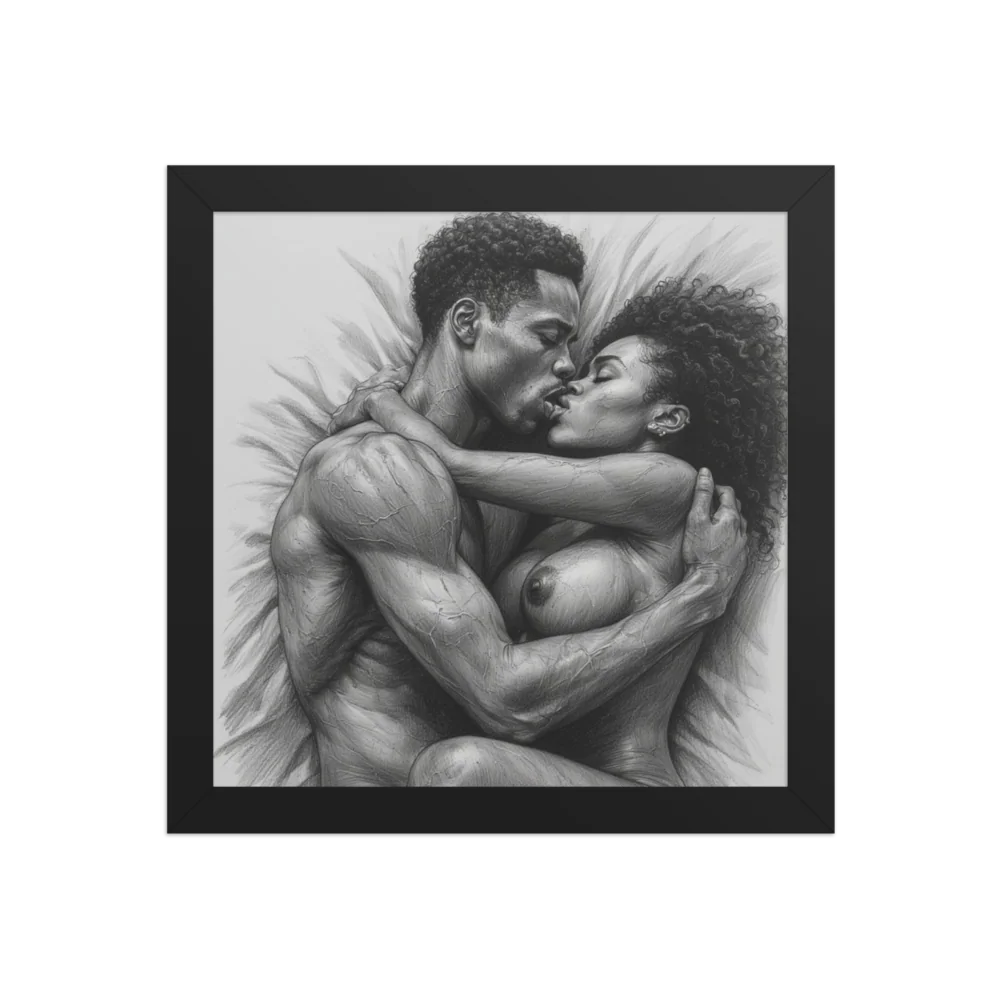 Erotic art Enhanced Matte Paper Framed Poster (in)