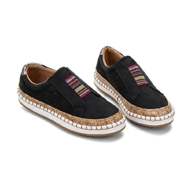 Women's Ethnic Style Casual Skate Sneakers and Loafers