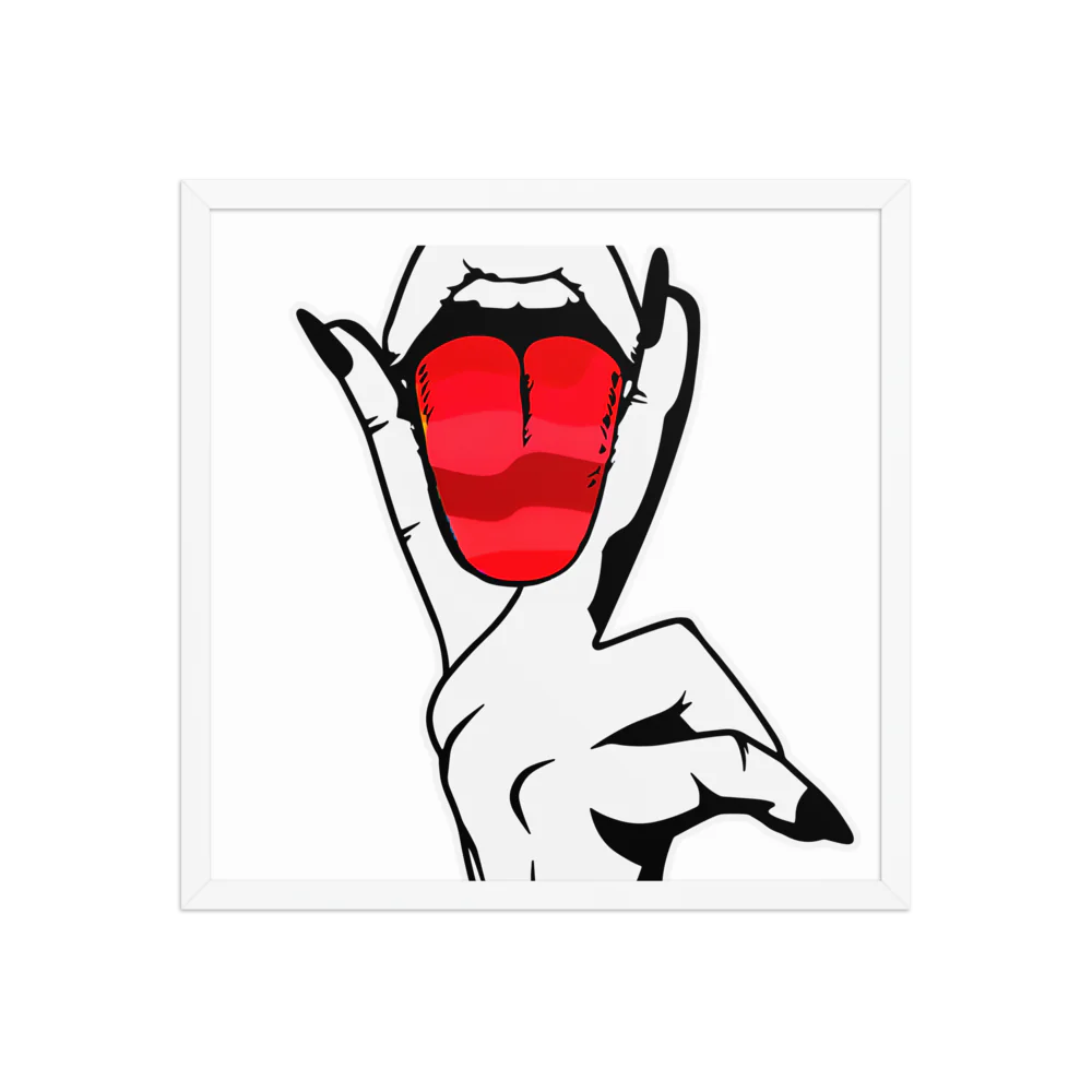 Erotic Art on Enhanced Matte Paper Framed Poster (in)