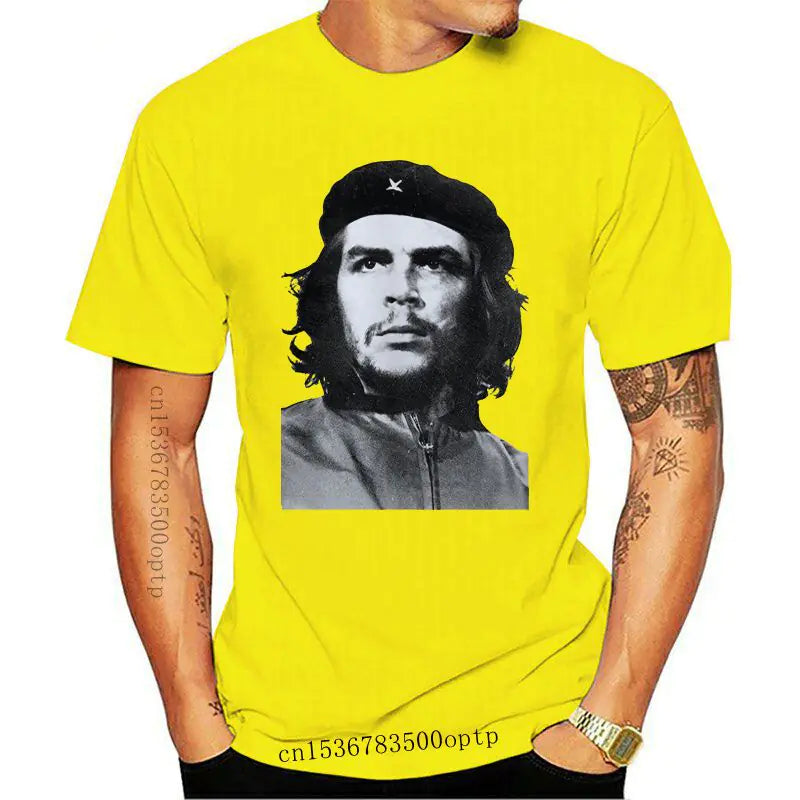 Retro Cotton T-Shirt Ernesto Che Guevara for Men