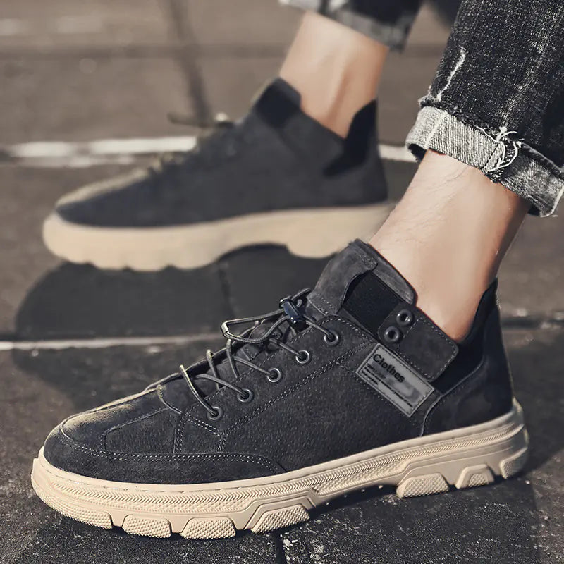Men's Casual Trendy Sneakers and Low-top Boots