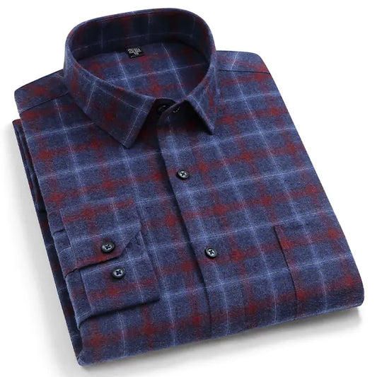 Men's Cotton Shirt - Casual and Stylish for Office Wear