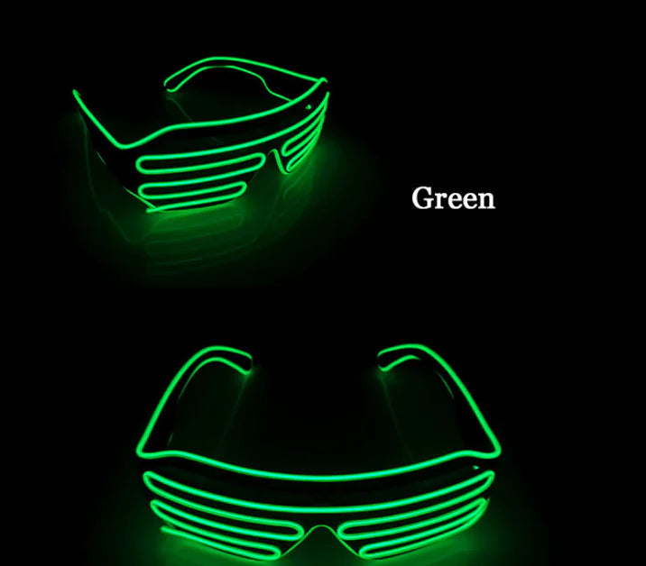 Performing Glasses with Shutter Light Effect
