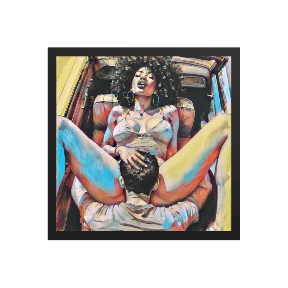 Erotic Art, wall decor on Enhanced Matte Paper Framed Poster (in)