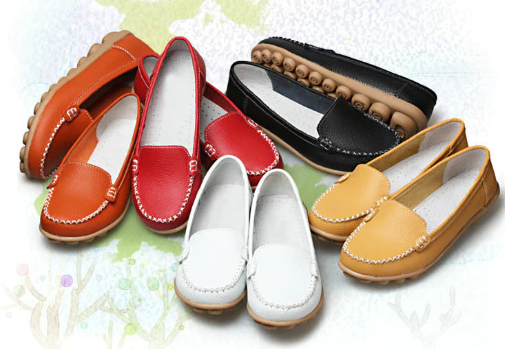2026 Luxurious Casual Leather Loafers for Women