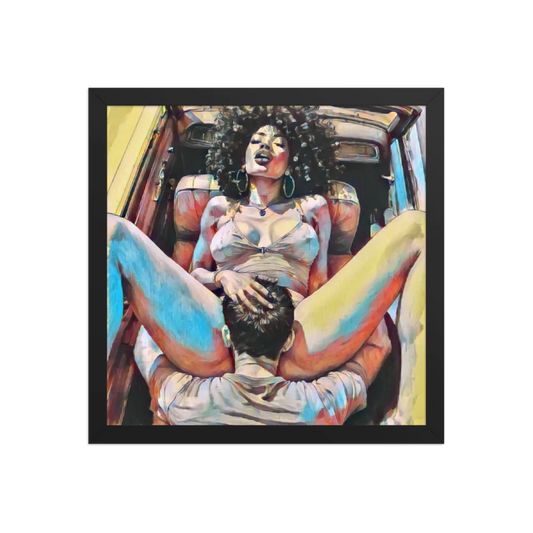 Erotic Art, wall decor on Enhanced Matte Paper Framed Poster (in)