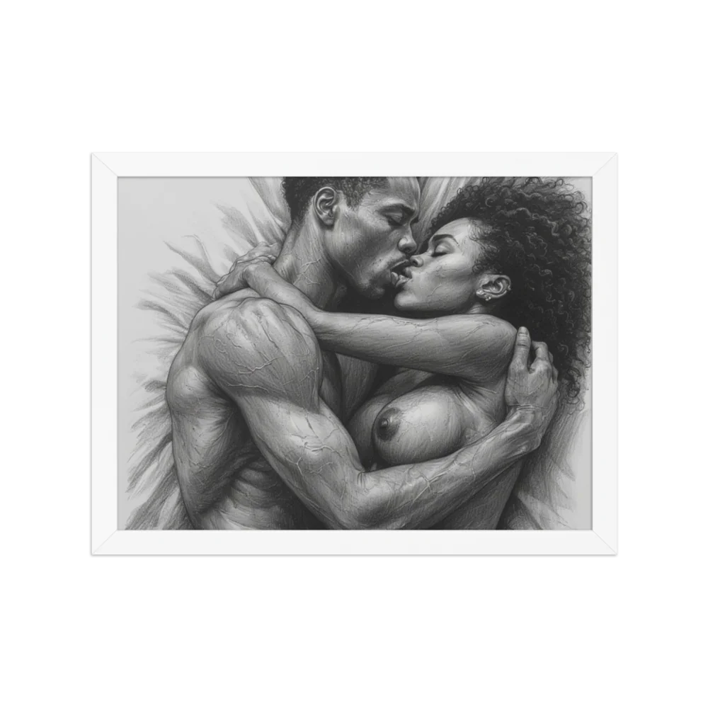Erotic art Enhanced Matte Paper Framed Poster (in)