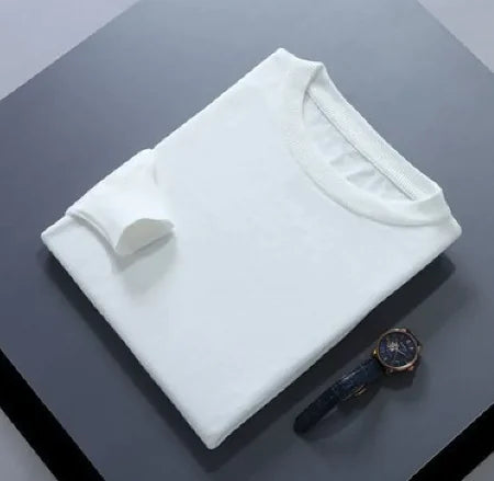 Men's Round-neck Long-sleeved Knitted Sweater