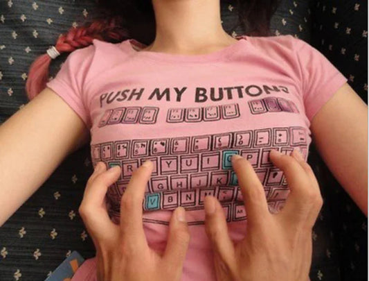 Funny Keyboard T-Shirt for Women