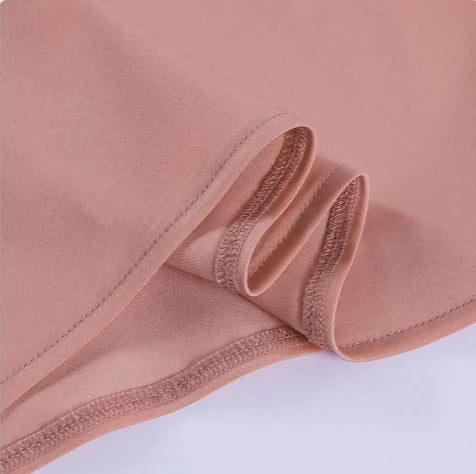 Satin V-Neck Backless Party Dress