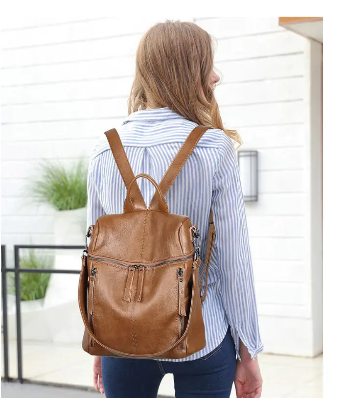 Women's Leather Backpack