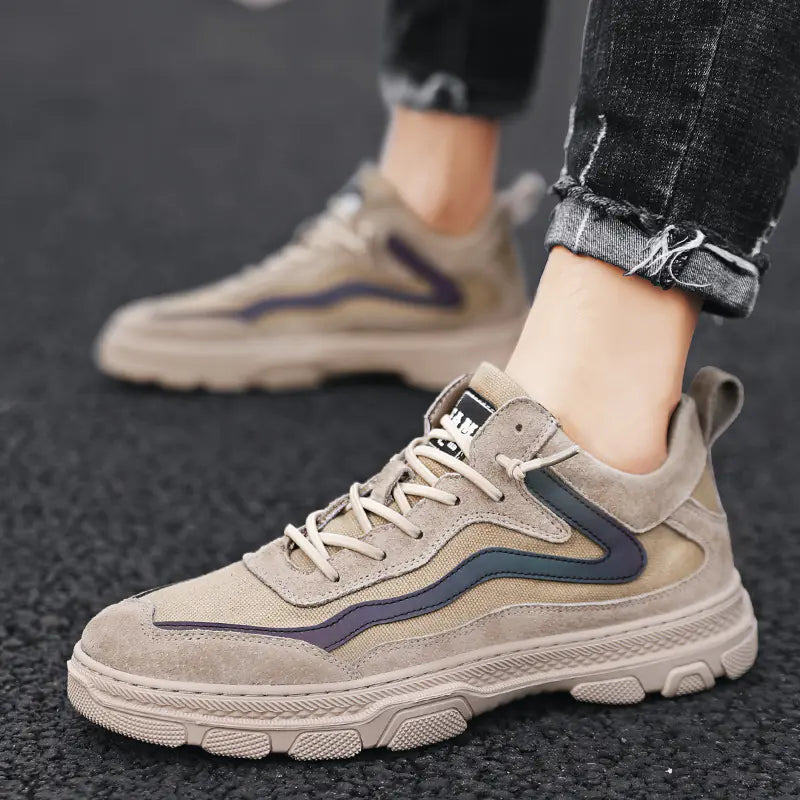 Men's Casual Trendy Sneakers and Low-top Boots