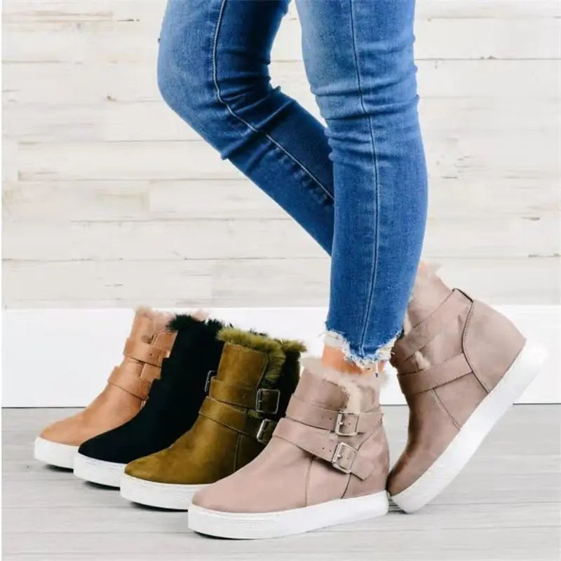 Casual Fashion Flat Short Boots for Women
