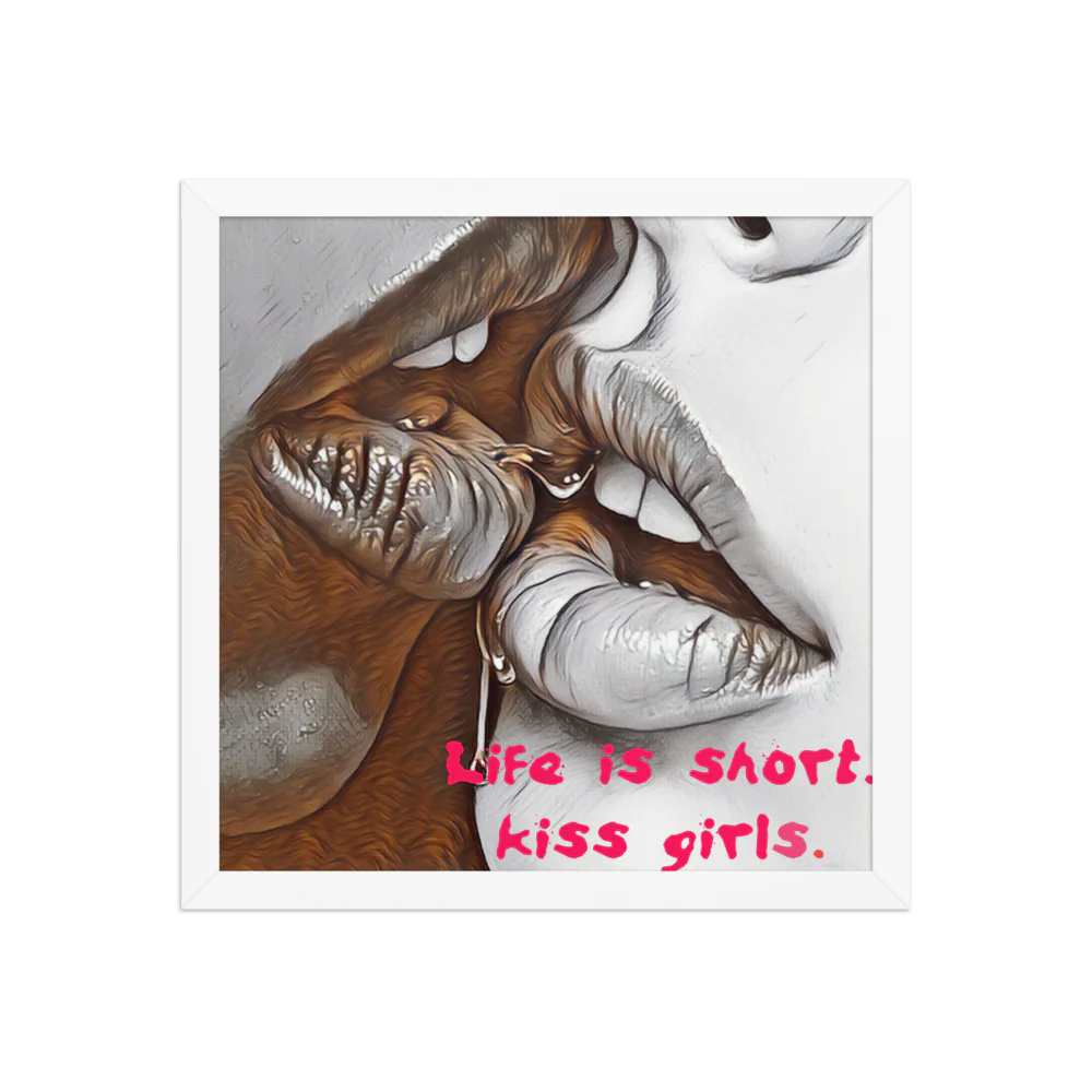 Erotic Art on Enhanced Matte Paper Framed Poster (in)