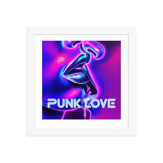 Punk Love Framed Poster (in)