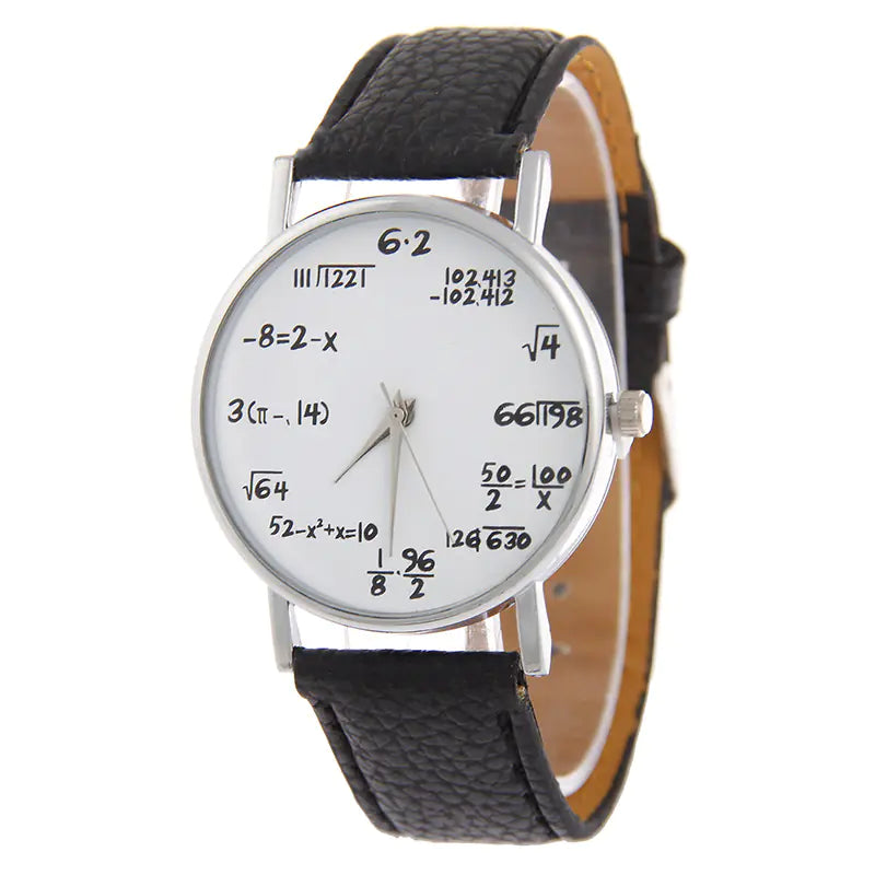 Trendy Women's Quartz Watch with Leather Strap