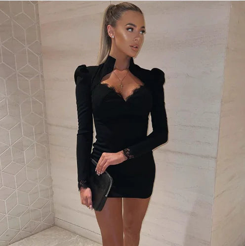 Women's Lace Hollow Dress