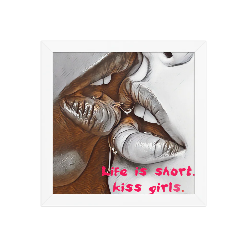 Erotic Art on Enhanced Matte Paper Framed Poster (in)