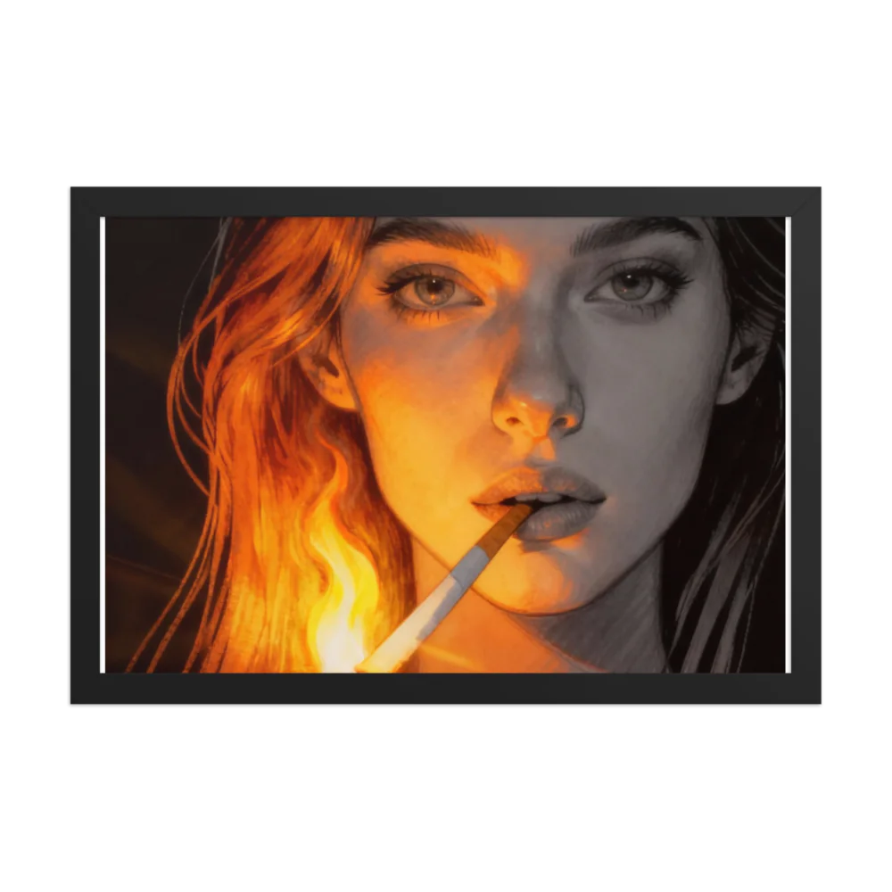 Illuminated Smoke Wall Art